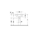 Раковина Duravit Starck 3 60х45 см (с 3 отв. под смеситель) (0300600030) фото 5 Aquada.com.ua