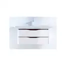 Раковина Duravit Pura Vida 100х52,5 см (с 3 отв. под смеситель) (0371100030) фото 2 Aquada.com.ua