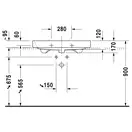 Раковина Duravit Happy D.2 80х50,5 см (без отв. под смеситель, шлифованная) (2318800028) фото 2 Aquada.com.ua