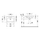 Раковина подвесная медицинская Med Duravit DuraStyle 60 х 44 см (2324600000) фото 2 Aquada.com.ua