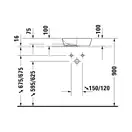 Раковина накладная на столешницу Duravit Cape Cod 40 х 36 см (2328400000) фото 3 Aquada.com.ua