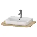 Консоль с 1 одним вырезом Duravit Happy D.2 Plus 65 х 48 см, дуб средиземноморский (HP031B07171) фото 1 Aquada.com.ua