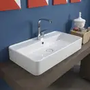 Раковина накладная на столешницу Flaminia Miniwash 60 x 42 x h13 см (MW60PR) фото 1 Aquada.com.ua