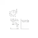 Geberit VariForm Умывальник встраиваемый, круглый, белый (500.705.01.2)
