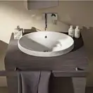 Geberit VariForm Умывальник встраиваемый, круглый, белый (500.705.01.2)