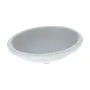 Geberit VARIFORM умывальник встраиваемый под столешницу, овальный, 50*40см, без отверстия, без перелива (500.755.01.2)