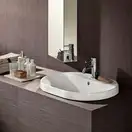 Geberit VariForm Раковина накладна, 50х40 см, біла (500.775.01.2)