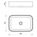 Ravak Ceramic Slim R Раковина накладна, біла (XJX01155002)
