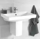 VILLEROY & BOCH AVENTO умывальник 60*47см, с выбитым центральным отверстием под смеситель, с переливом, белый альпин (41586001) фото 4 Aquada.com.ua