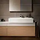 Раковина Villeroy & Boch Memento 80х47 см (шлифованный низ) (51338GR1) фото 2 Aquada.com.ua