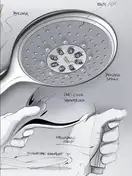 Лейка для душа Grohe Power&Soul® Cosmopolitan (цвет - хром), 4 вида струи (27663000) фото 5 Aquada.com.ua