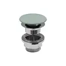 Донный клапан push-button для раковины с переливом Catalano, зелёный матовый (5POSCVS) фото 1 Aquada.com.ua