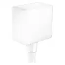 HANSGROHE  Шланговое подсоединение Square с клапаном обратного тока, матовый белый FixFit (26455700) фото 1 Aquada.com.ua