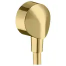 Шланговое подсоединение Hansgrohe Fixfit (цвет - полированное золото) (27454990) фото 1 Aquada.com.ua