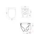 ARTCERAM Унитаз напольный ArtCeram File 2.0 с сиденьем для унитаза Soft Close (FLV002 01; 00 + FLA002 01) фото 4 Aquada.com.ua