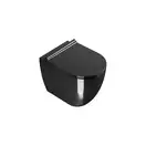 Унитаз приставной Catalano Sfera с сиденьем Soft Close, чёрный глянцевый (1VPC52NE+5SCSTPNNE) фото 1 Aquada.com.ua