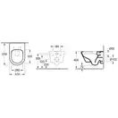 VILLEROY & BOCH ARCHITECTURA  NEW унитаз подвесной 37*53см, DirectFlush, в комплекте с сидением с функцией Slow closing (4694HR01) фото 2 Aquada.com.ua