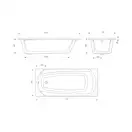 Ванна акриловая Devit Sigma 170 х 75 см, с ножками (17075130N) фото 2 Aquada.com.ua