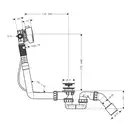 Система контролю слив / налив Hansgrohe Exafill (58113000)
