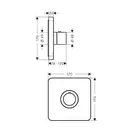 Axor Shower Select Highflow Термостат для душу, хром (36711000)