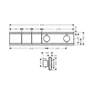 Hansgrohe RainSelect Термостат на 2 споживача, хром (15380670)