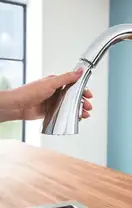 Grohe Zedra Змішувач для кухні, висувний, хром (32294002)