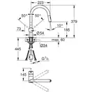 Grohe Minta Смеситель для кухни, SuperSteel (32321DC2)