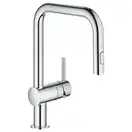 Змішувач для кухні з висувним виливом Grohe Minta (32322002)