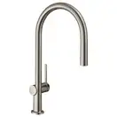 Смеситель для кухни Hansgrohe Talis M54 210 (цвет - нержавеющая сталь), с вытяжным душем (72801800) фото 1 Aquada.com.ua