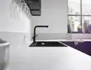 Смеситель для кухни Hansgrohe Talis M54 270 (цвет - чёрный матовый), с вытяжным изливом (72809670) фото 2 Aquada.com.ua