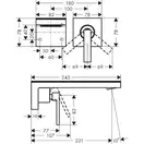 Axor MyEdition 221 Змішувач для умивальника, хром (47060000)