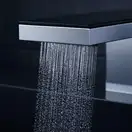 Axor MyEdition 221 Смеситель для умывальника, Chrome Black Glass (47060600)