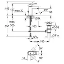 Grohe Eurocube Змішувач для раковини S-розміру, хром (2312700E)