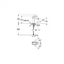 Смеситель для раковины Grohe Eurocube (цвет - хром) (23132000) фото 5 Aquada.com.ua