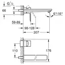 GROHE Змішувач для раковини на 2 отвори Lineare  L-Size (23444001) фото 9 Aquada.com.ua