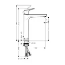 HANSGROHE Focus E 230 Смеситель для умывальника, хром (31531000)