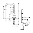 Hansgrohe Focus E 240 Смеситель для умывальника, хром (31609000)