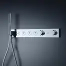 Термостат для скрытого монтажа Axor ShowerSolutions 600/90 на 4 потребителя (цвет - хром) (18357000) фото 2 Aquada.com.ua