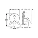 Grohe Lineare New Смеситель для ванны, хром (24095001)