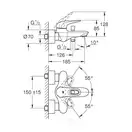 Grohe Eurostyle Смеситель для ванны, хром (33591003)