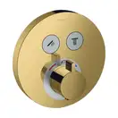 Hansgrohe ShowerSelect Термостат прихований, Polished Gold Optic (15743990)