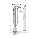 Змішувач для ванни Hansgrohe Metropol Classic (31445000)