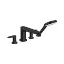 Змішувач для ванни Hansgrohe Talis E на 4 отвори, чорний матовий (71748670)