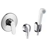 HANSGROHE Набор для гигиенического душа скрытого монтажа 2 (цвет - хром/белый) (32127111)