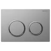 Geberit Omega 20 Клавіша змиву, матовий хром (115.085.JQ.1)