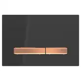Geberit Sigma 50 Клавиша смыва, красное золото/чёрный (115.670.DW.2)