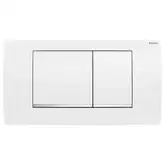 Geberit Twinline 30 Кнопка смыва, белый/хром (115.899.KJ.1)