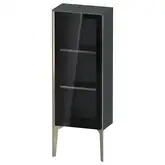 Шкафчик напольный со стеклянными дверцами Duravit XViu 40 x 24 х h113 см, доломитово-серый глянцевый лак (XV1360LB138)