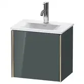 Тумба подвесная под раковину Duravit XViu 43 x 31 см, доломитово-серый глянцевый лак (XV4030LB138)