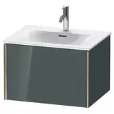 Тумба подвесная под раковину Duravit XViu 61 x 48 см, доломитово-серый глянцевый лак (XV40320B138)